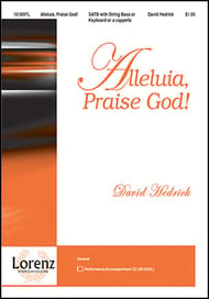 Alleluia, Praise God! SATB choral sheet music cover Thumbnail